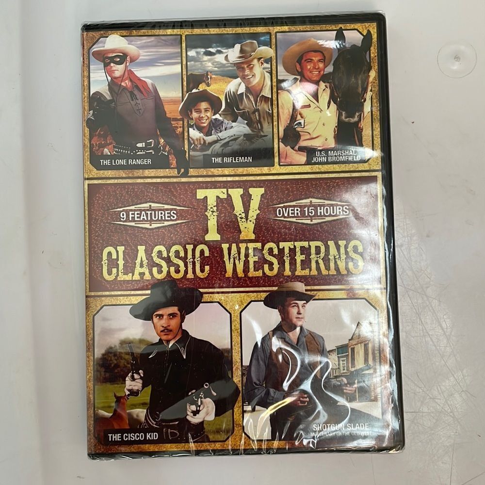 New in packaging TV Classic Westerns DVD 2013 featuring The Lone Ranger